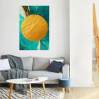 ETHEREAL AZURE Selbstklebendes Poster - Hochformat