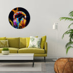 MUSIC IS MY EXTASY Runde Wanddekoration Ø 69 cm