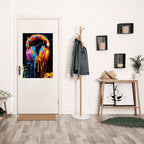 MUSIC IS MY EXTASY Selbstklebendes Poster - Hochformat