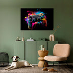 CYBERNETIC GAME Selbstklebendes Horizontal-Poster