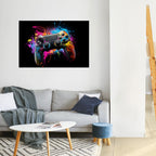 CYBERNETIC GAME Selbstklebendes Horizontal-Poster