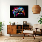 CYBERNETIC GAME Selbstklebendes Horizontal-Poster