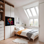 CUBE FUSION Selbstklebendes Horizontal-Poster