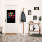 CUBE FUSION Selbstklebendes Poster - Hochformat