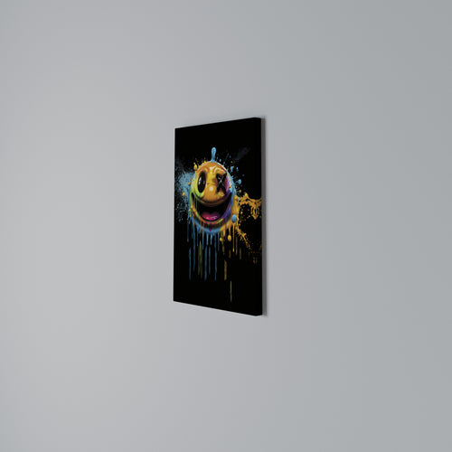 TRIPPY HAPPINESS Vertical Canvas Print