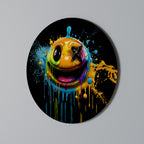 TRIPPY HAPPINESS Runde Wanddekoration Ø 69 cm