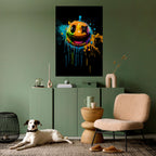 TRIPPY HAPPINESS Selbstklebendes Poster - Hochformat