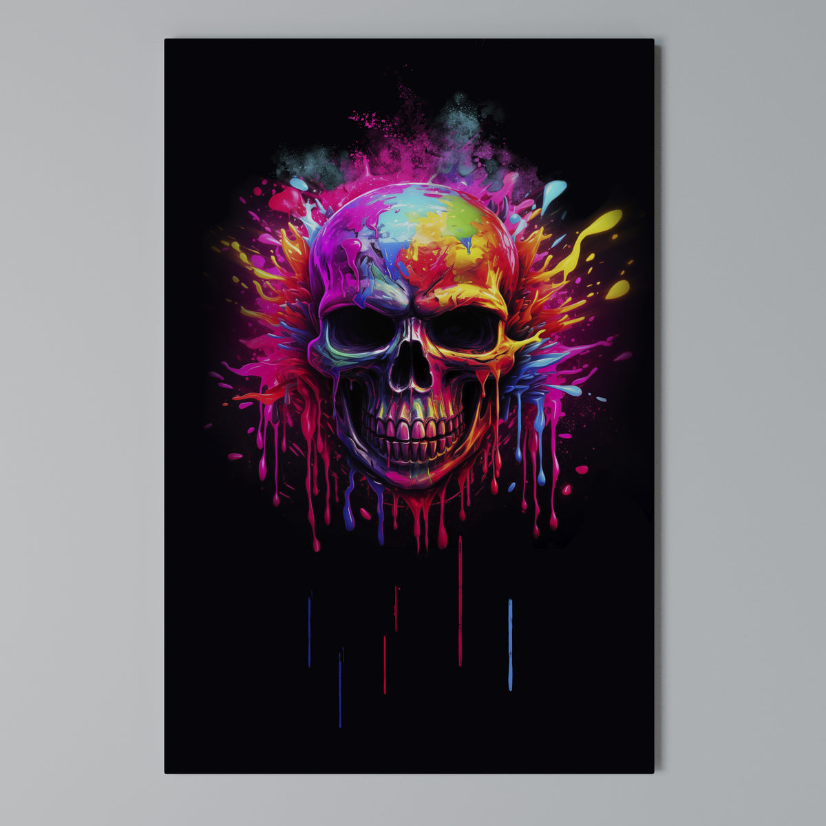 SKULL QUEST Vertical Canvas Print