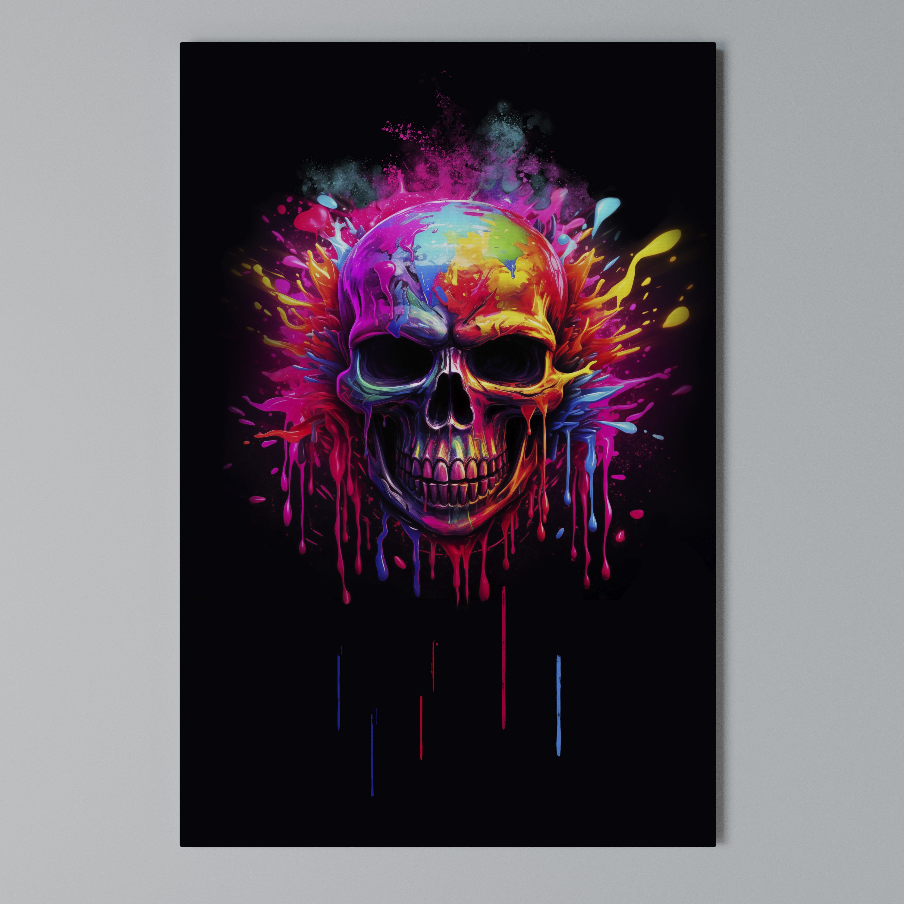 SKULL QUEST Vertical Canvas Print