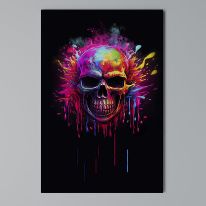 SKULL QUEST Vertical Canvas Print
