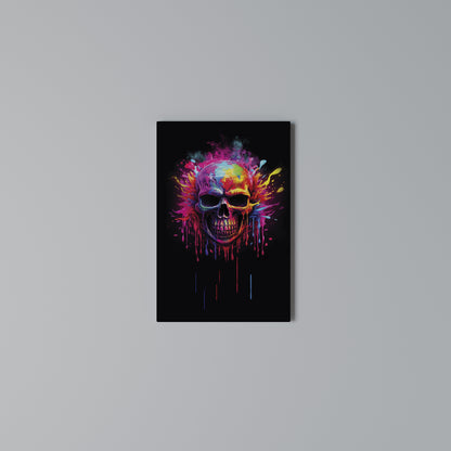 SKULL QUEST Vertical Canvas Print