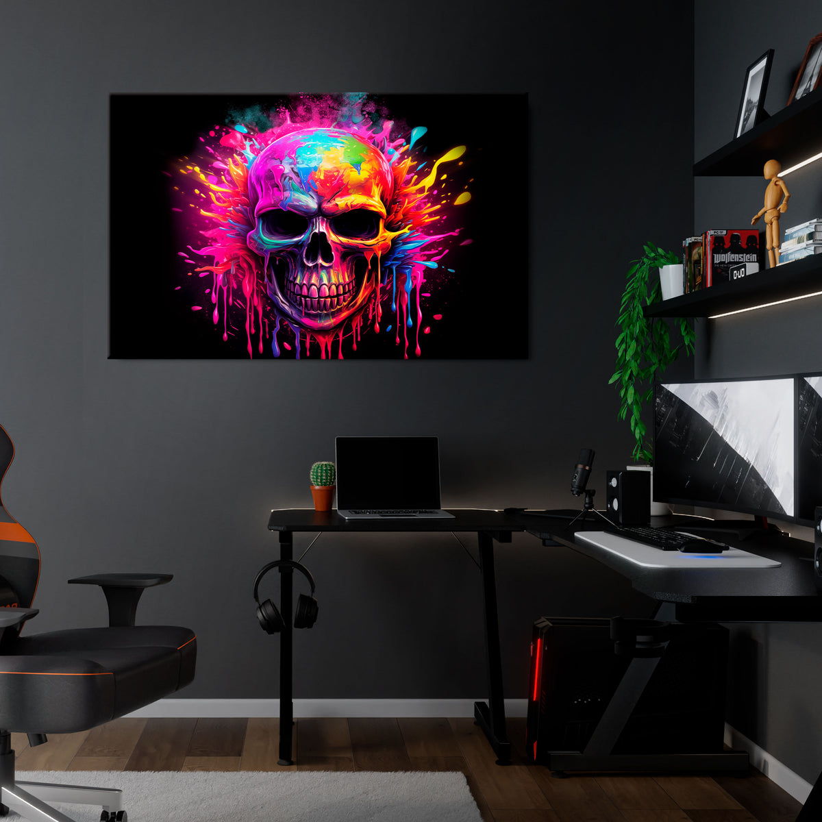 SKULL QUEST Horizontal Canvas Print