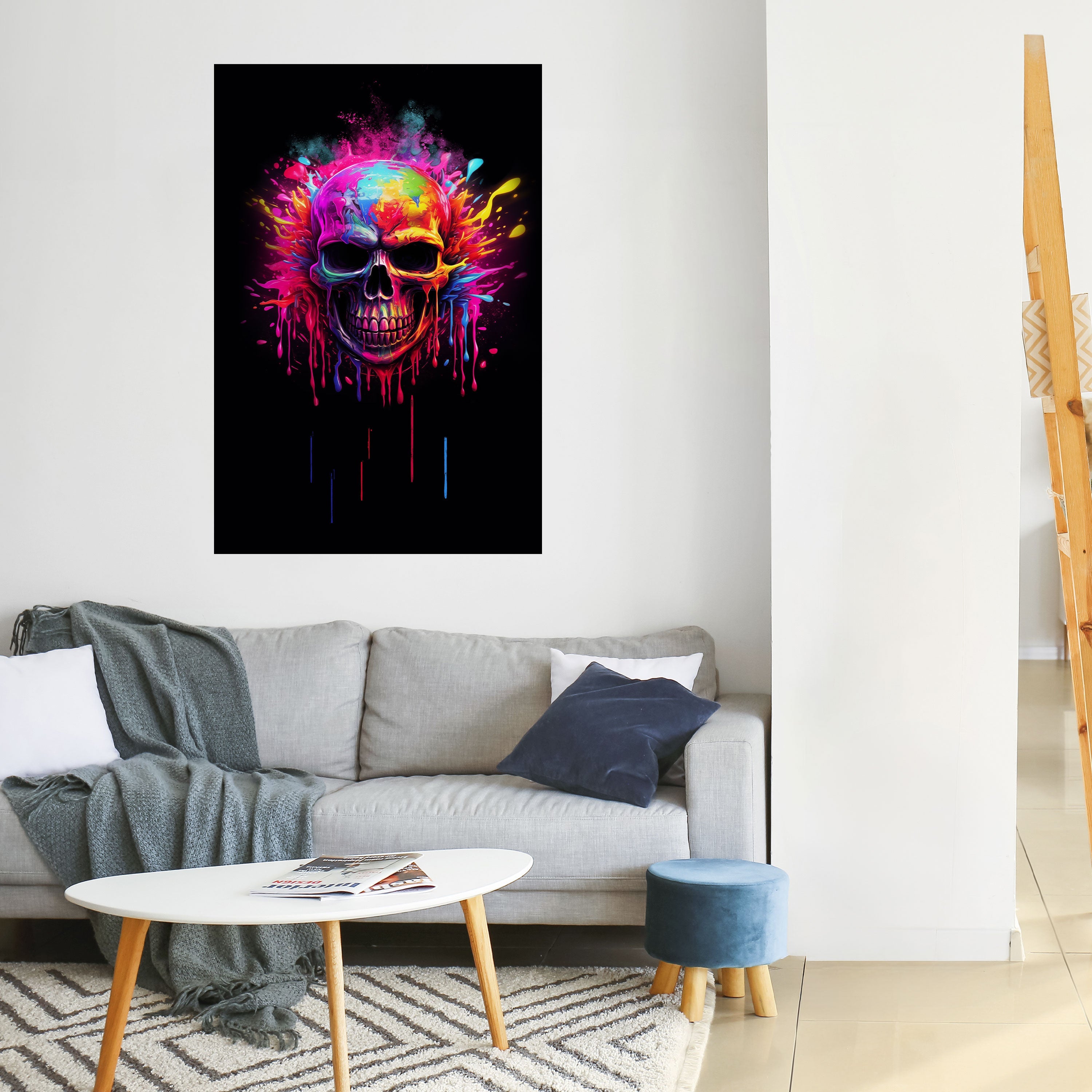 SKULL QUEST Vertikales Poster zum Abziehen und Aufkleben