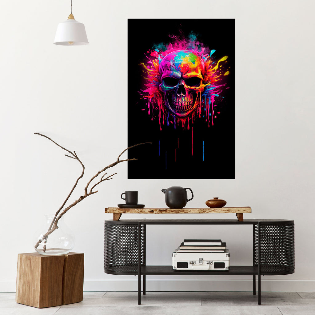 SKULL QUEST Vertikales Poster zum Abziehen und Aufkleben