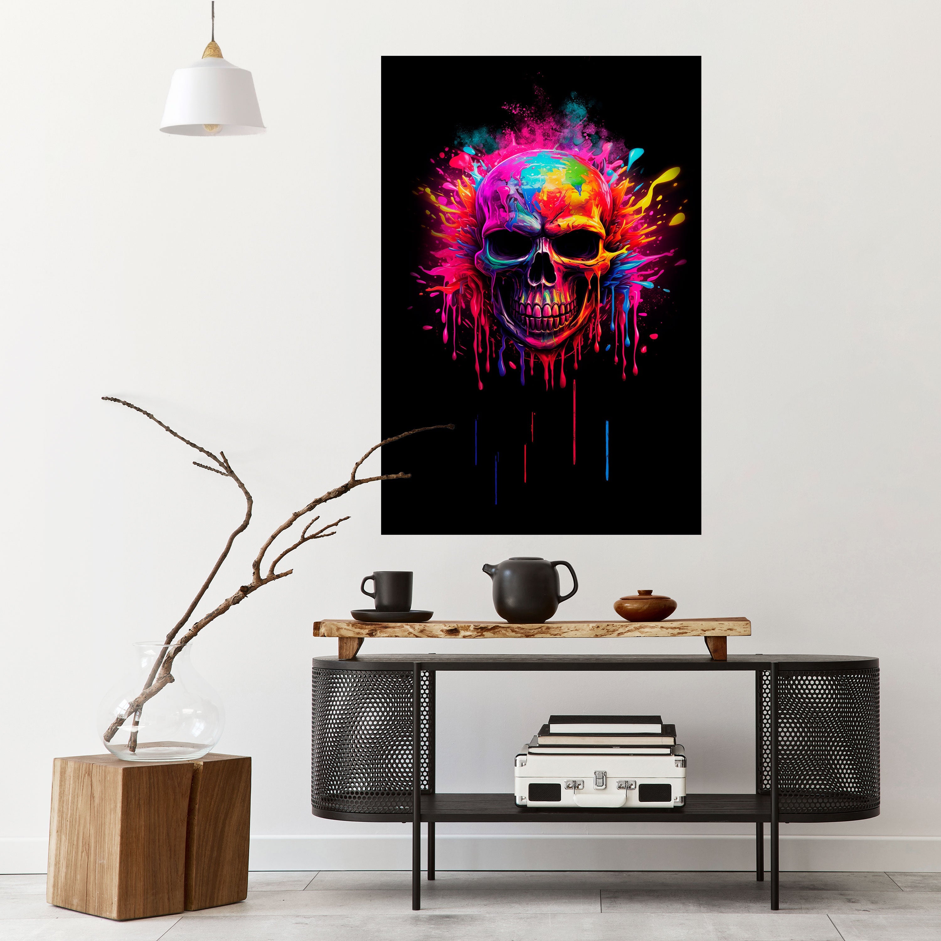 SKULL QUEST Vertikales Poster zum Abziehen und Aufkleben