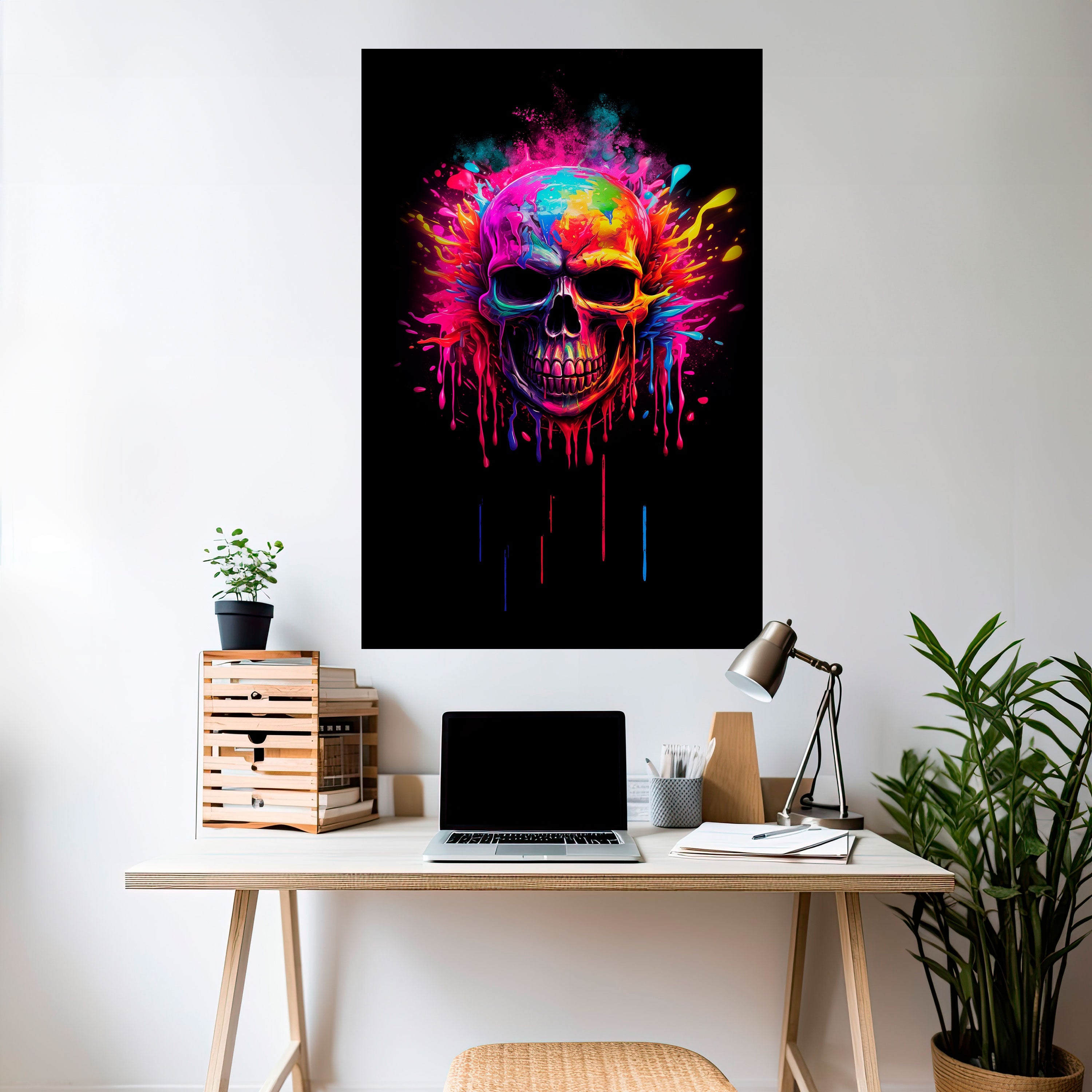 SKULL QUEST Vertikales Poster zum Abziehen und Aufkleben
