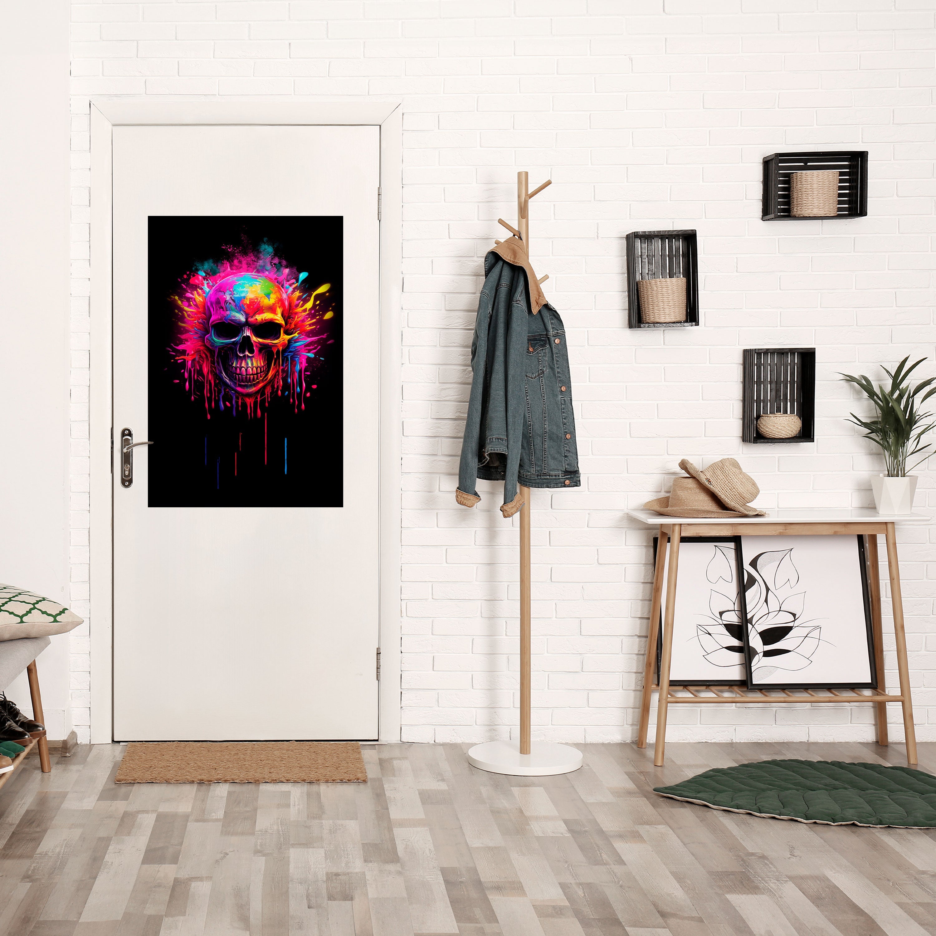 SKULL QUEST Vertikales Poster zum Abziehen und Aufkleben