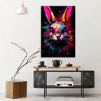 DON'T FOLLOW THE RABBIT Selbstklebendes Poster - Hochformat