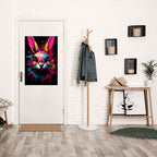 DON'T FOLLOW THE RABBIT Selbstklebendes Poster - Hochformat