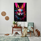 DON'T FOLLOW THE RABBIT Selbstklebendes Poster - Hochformat