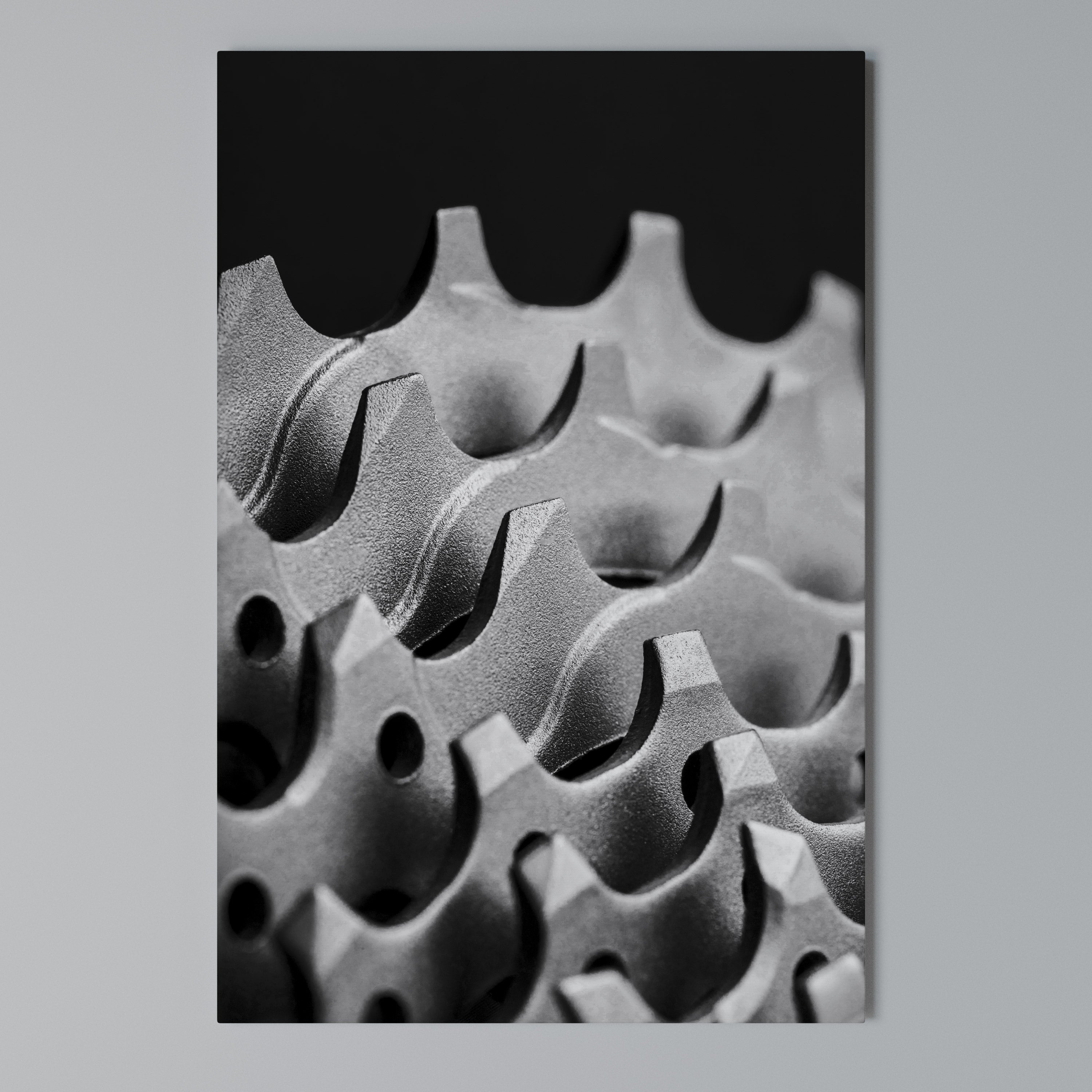 GEARSCAPE SYMPHONY Vertical Canvas Print