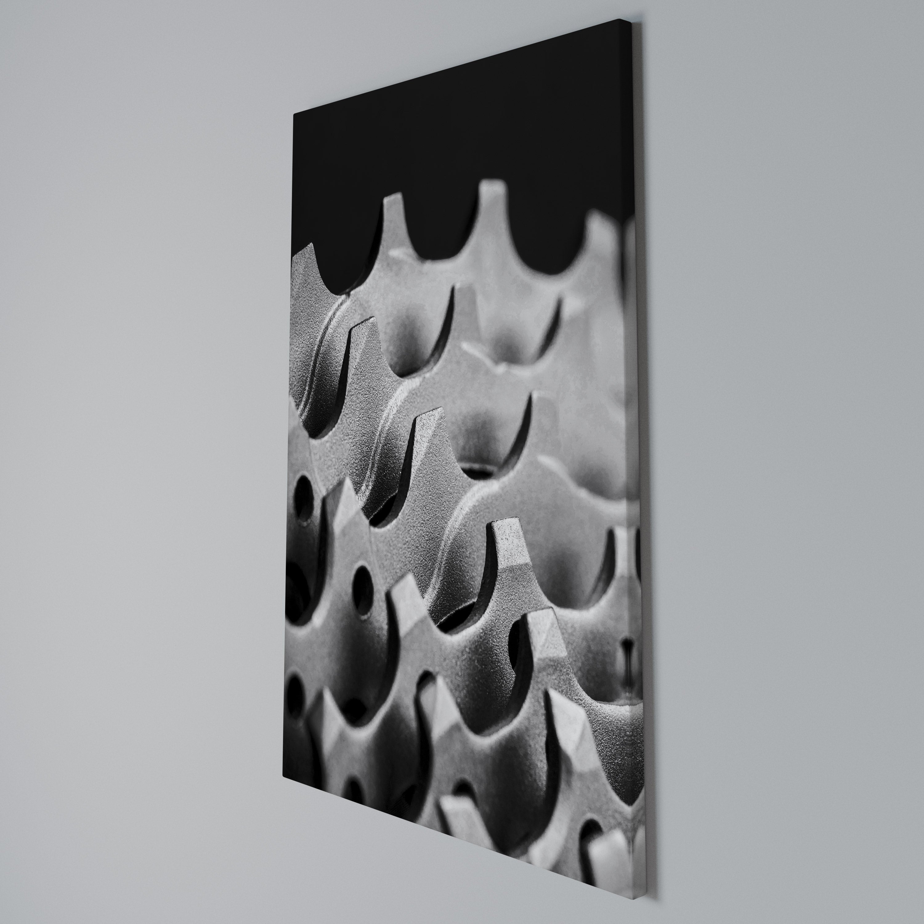 GEARSCAPE SYMPHONY Vertical Canvas Print