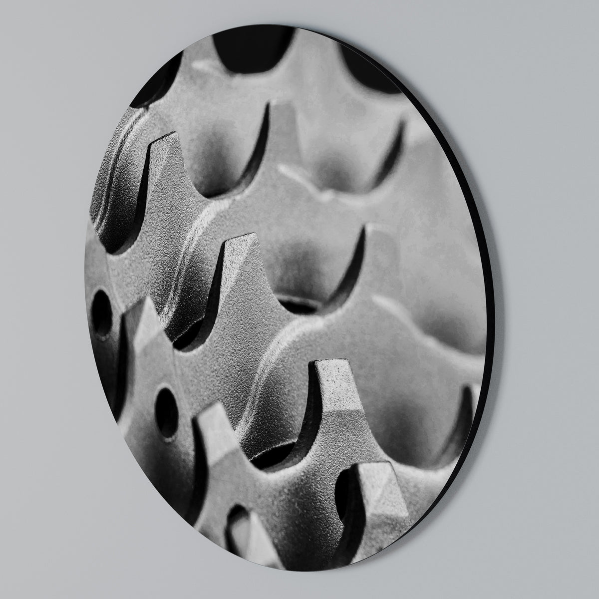 GEARSCAPE SYMPHONY Rundes Wandbild