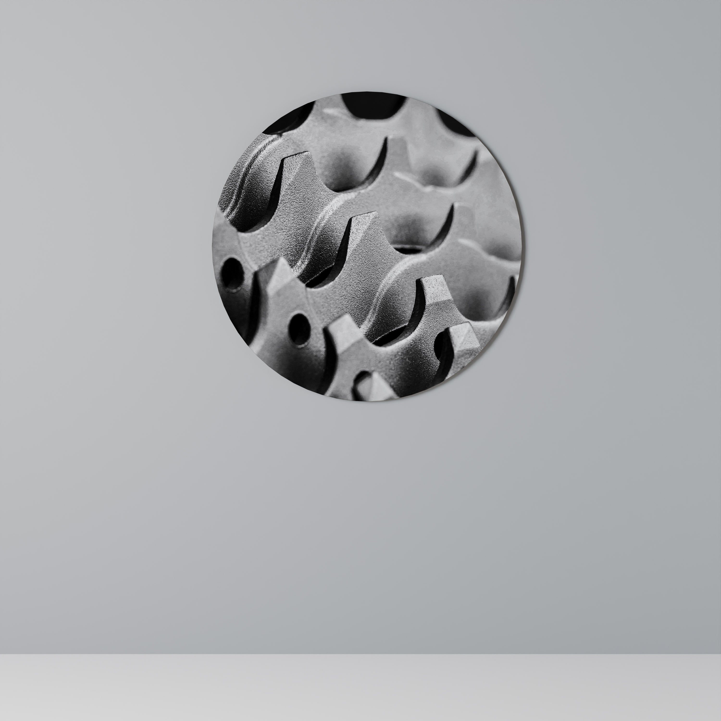 GEARSCAPE SYMPHONY Runde Wanddekoration Ø 69 cm