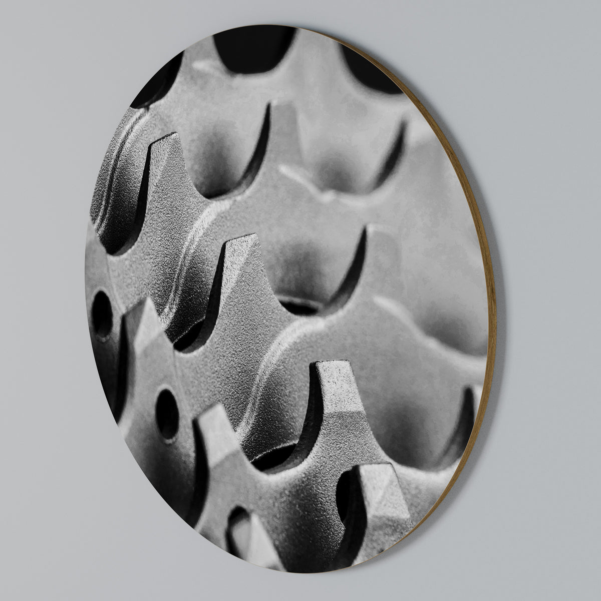 GEARSCAPE SYMPHONY Rundes Wandbild