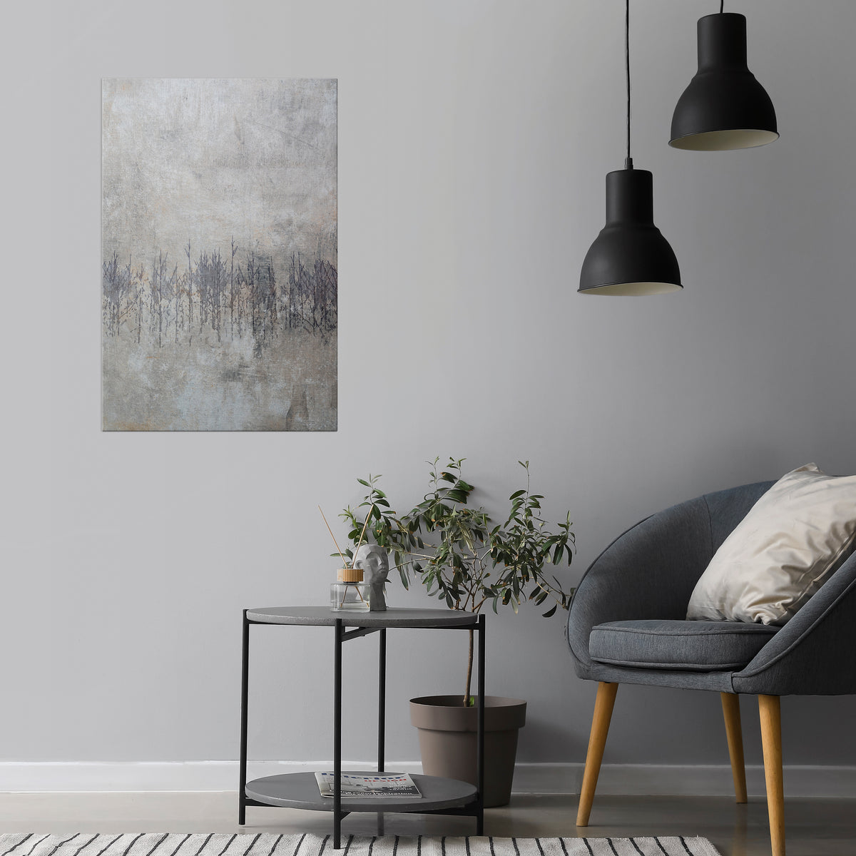 GHOSTS OF NATURE Vertical Canvas Print