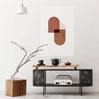 ECHOING DUET Selbstklebendes Poster - Hochformat