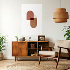 ECHOING DUET Selbstklebendes Poster - Hochformat