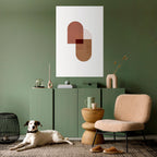 ECHOING DUET Selbstklebendes Poster - Hochformat