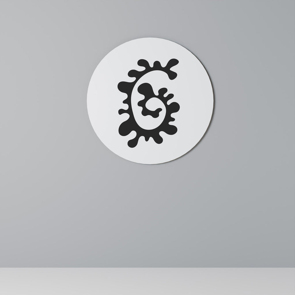 THE BLEND OF YESTERDAY Runde Wanddekoration Ø 69 cm