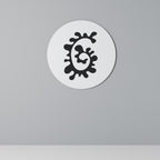 THE BLEND OF YESTERDAY Runde Wanddekoration Ø 69 cm