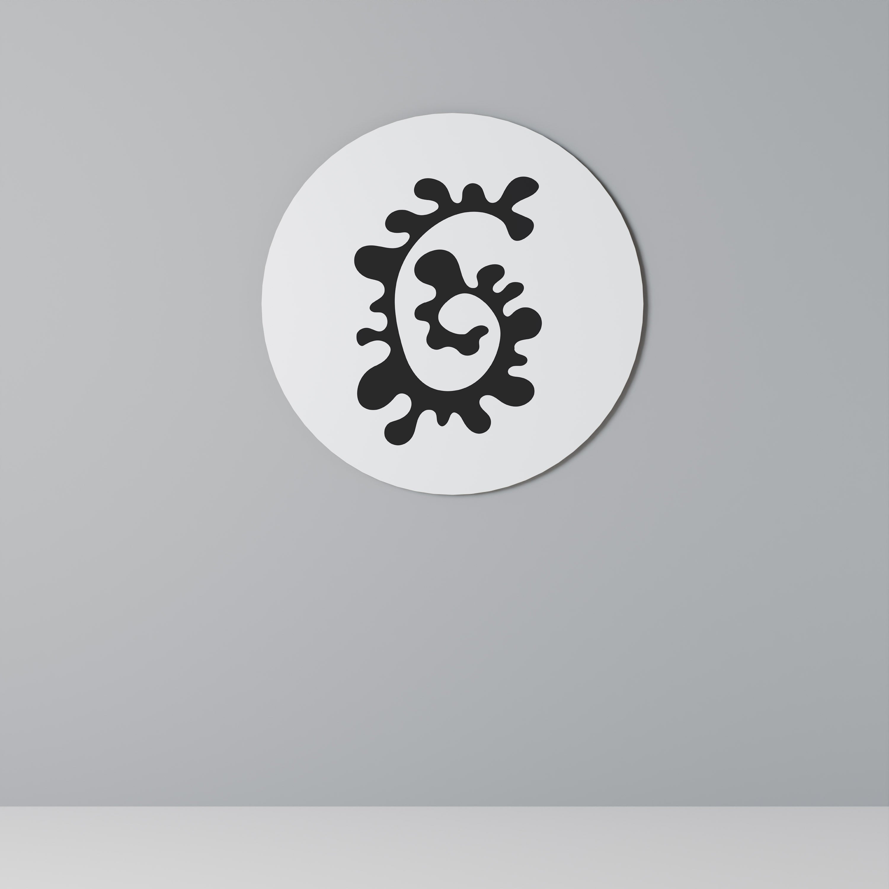 THE BLEND OF YESTERDAY Runde Wanddekoration Ø 69 cm