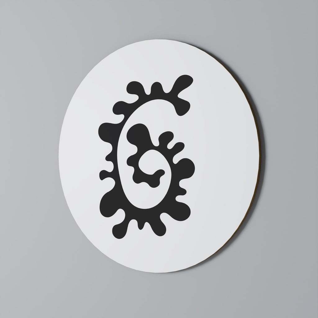 THE BLEND OF YESTERDAY Runde Wanddekoration Ø 69 cm