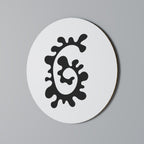 THE BLEND OF YESTERDAY Runde Wanddekoration Ø 69 cm