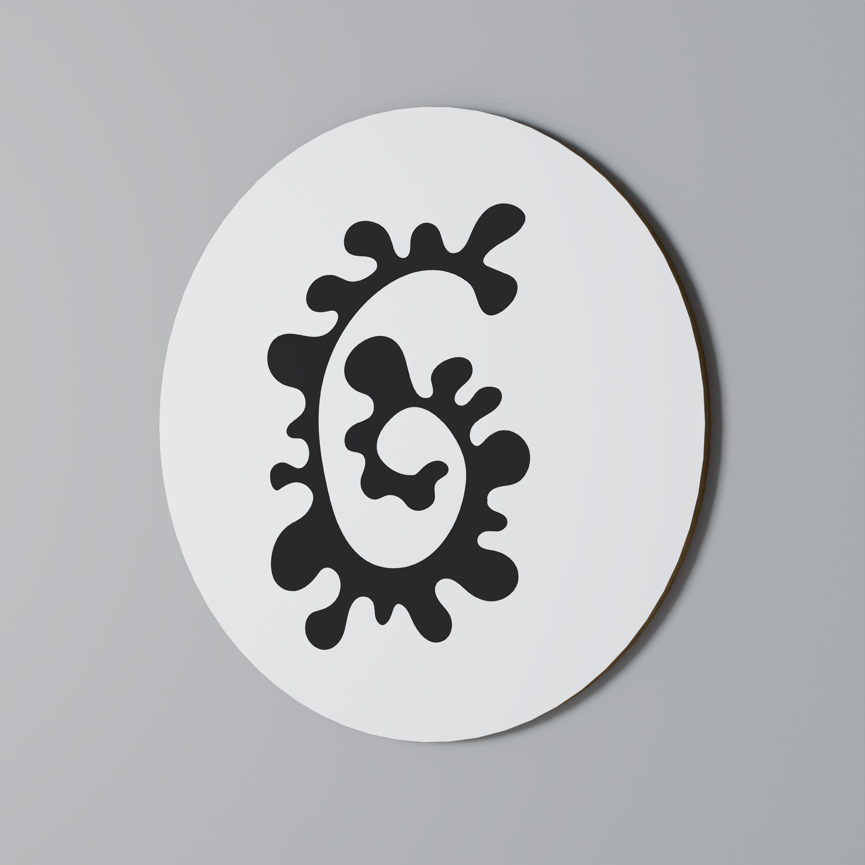 THE BLEND OF YESTERDAY Runde Wanddekoration Ø 69 cm