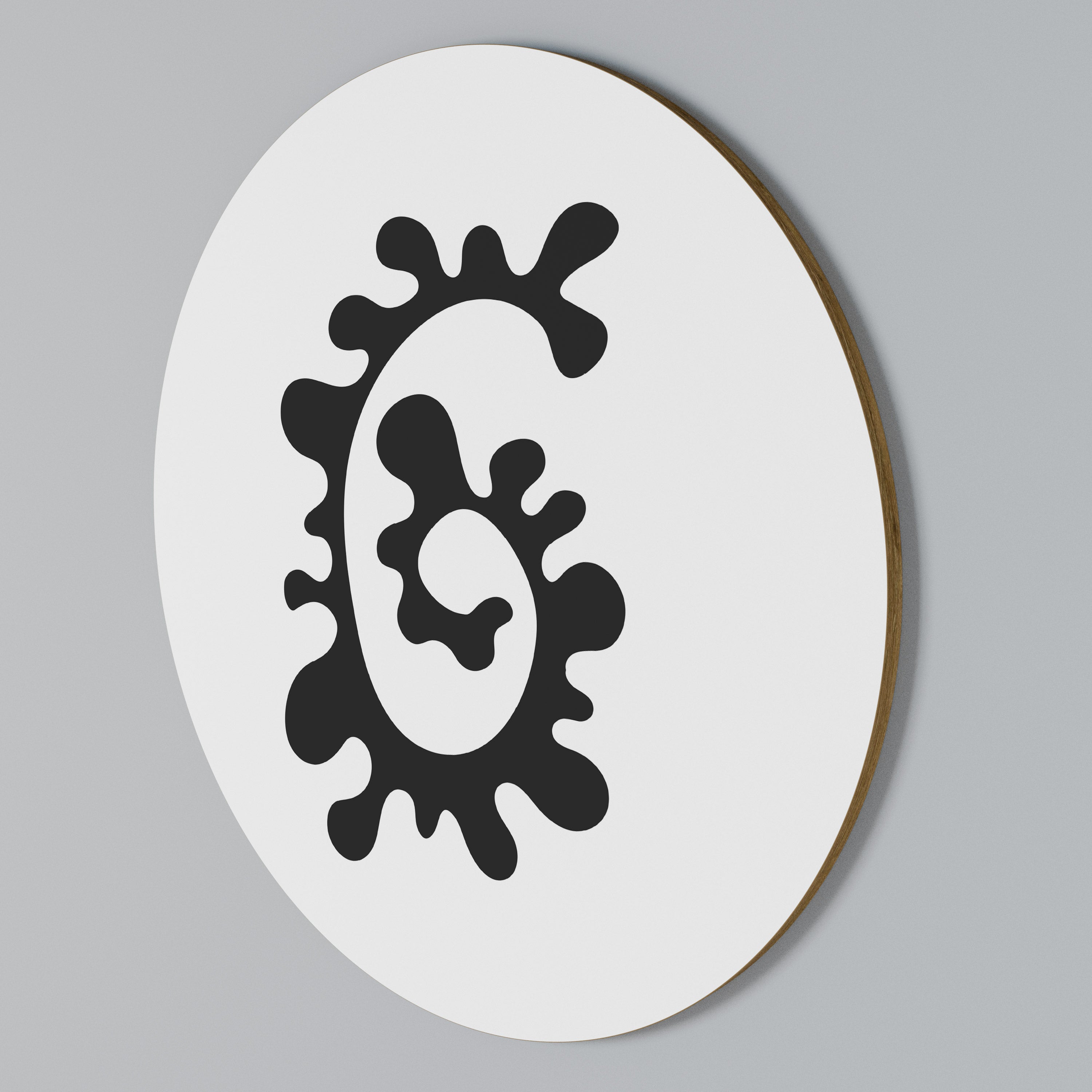 THE BLEND OF YESTERDAY Rundes Wandbild