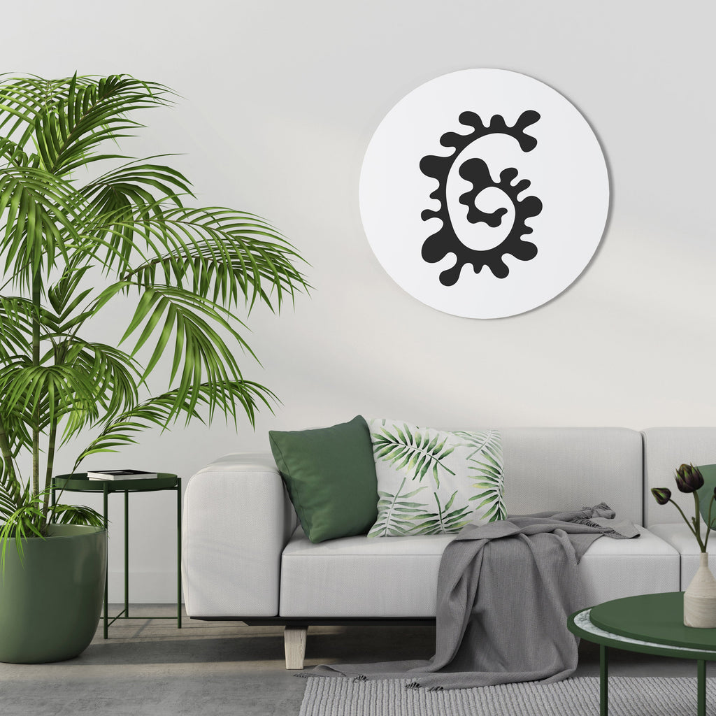 THE BLEND OF YESTERDAY Runde Wanddekoration Ø 69 cm