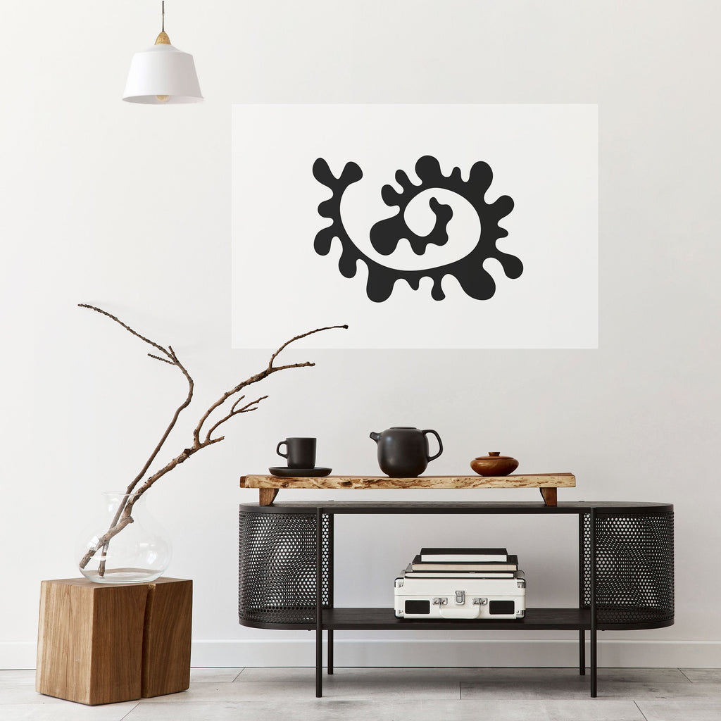 THE BLEND OF YESTERDAY Peel and Stick Horizontal Poster