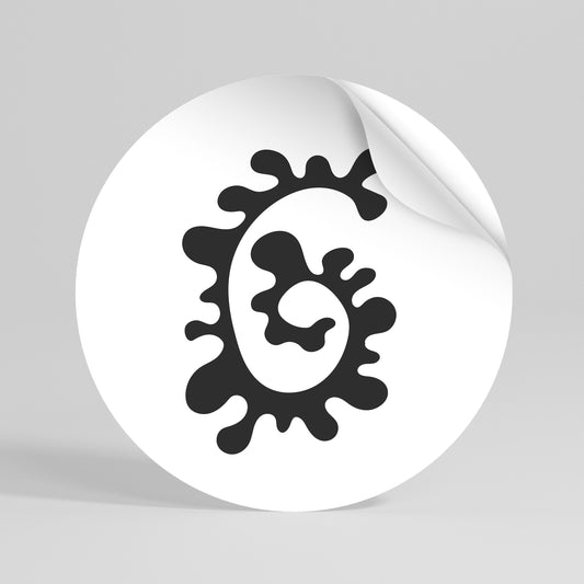 THE BLEND OF YESTERDAY Runder Wandsticker zum Abziehen und Aufkleben