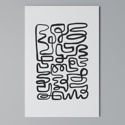 LOST IN THE ECHO Vertical Canvas Print