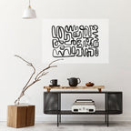 LOST IN THE ECHO Peel and Stick Horizontal Poster