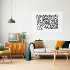 LOST IN THE ECHO Peel and Stick Horizontal Poster