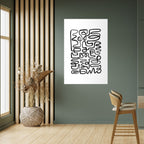 LOST IN THE ECHO Selbstklebendes Poster - Hochformat