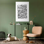 LOST IN THE ECHO Selbstklebendes Poster - Hochformat