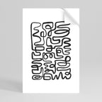 LOST IN THE ECHO Selbstklebendes Poster - Hochformat