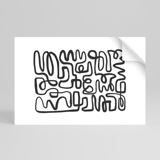 LOST IN THE ECHO Selbstklebendes Horizontal-Poster